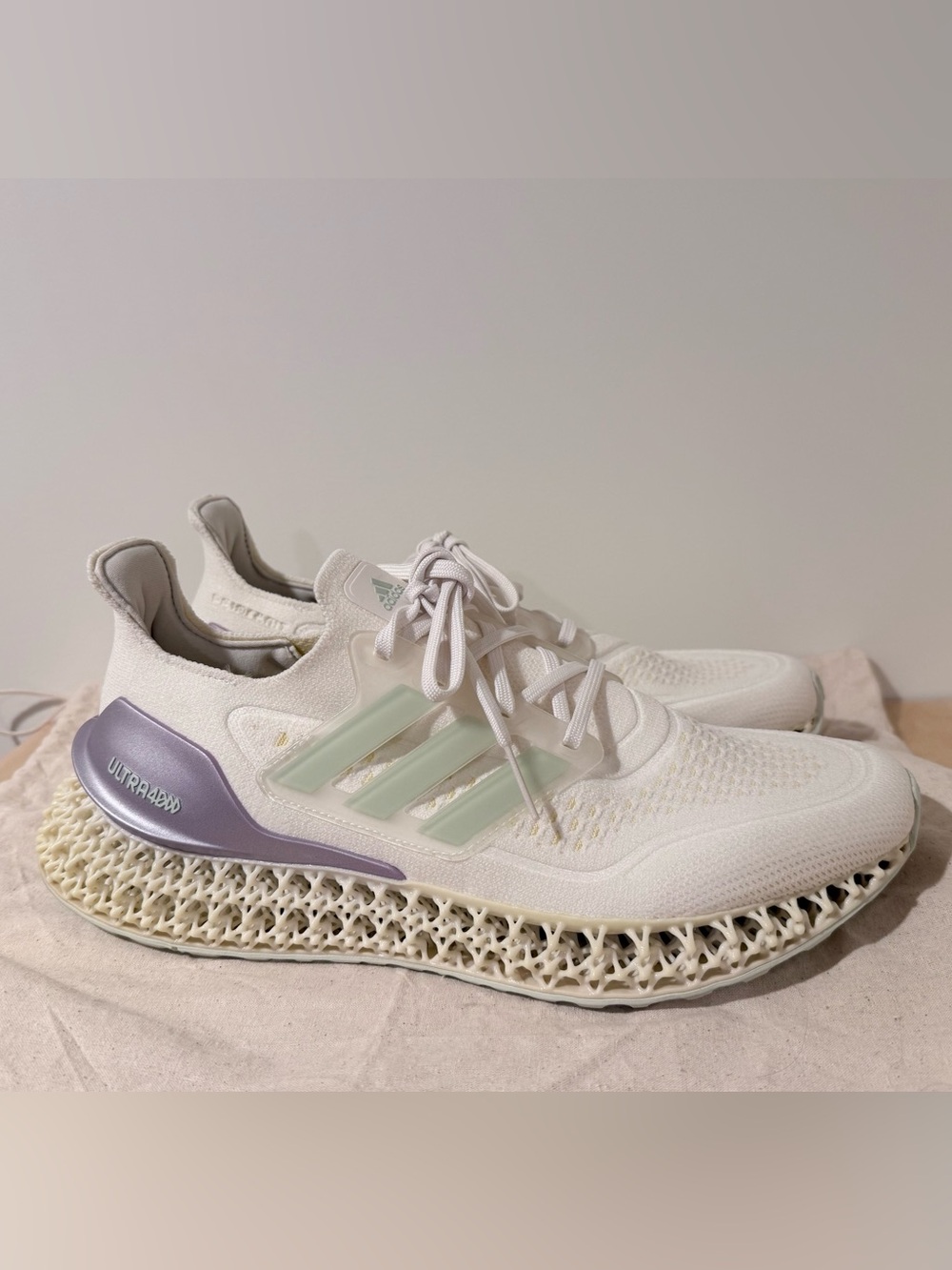 Adidas 4D Ultra FWD - white linen green women’s